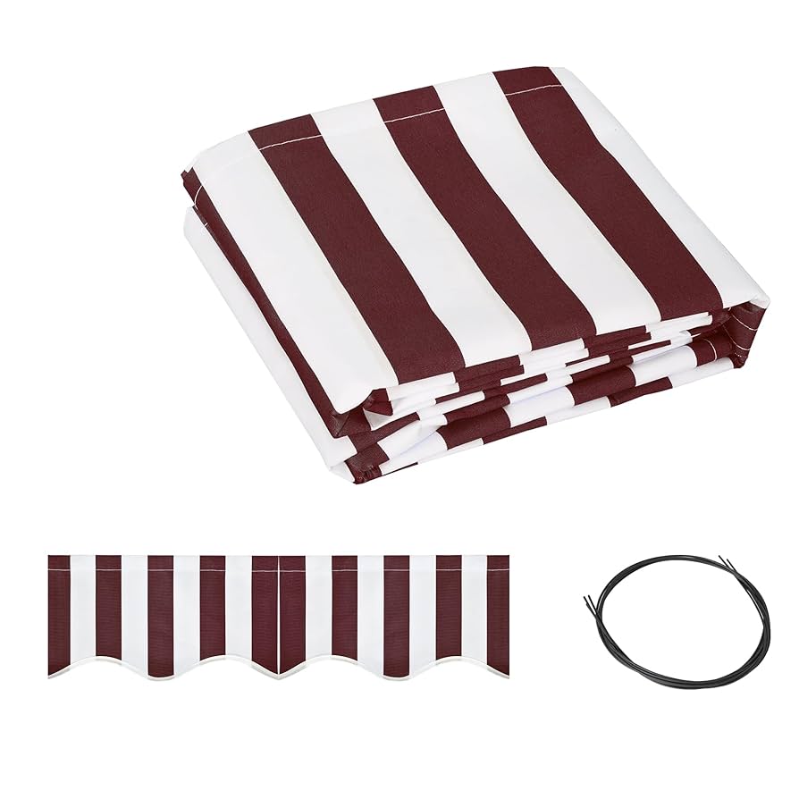 Outsunny 9' x 8' Retractable Awning Fabric Replacement